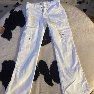 Zara white cargo jeans size 13-14